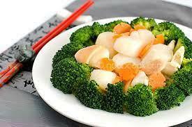 Steamed Scallops