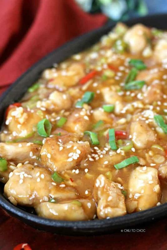 Chicken with Garlic Sauce