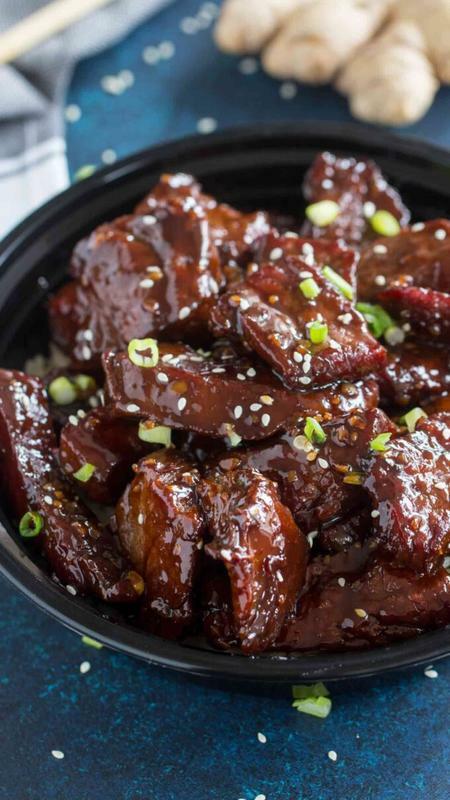 Beef with Garlic Sauce